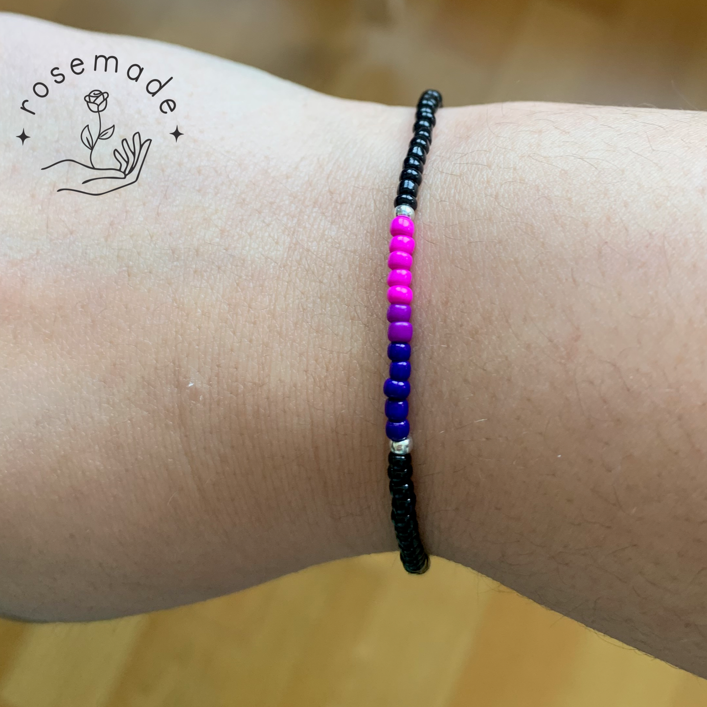 LGBTQ+ custom pride bracelet