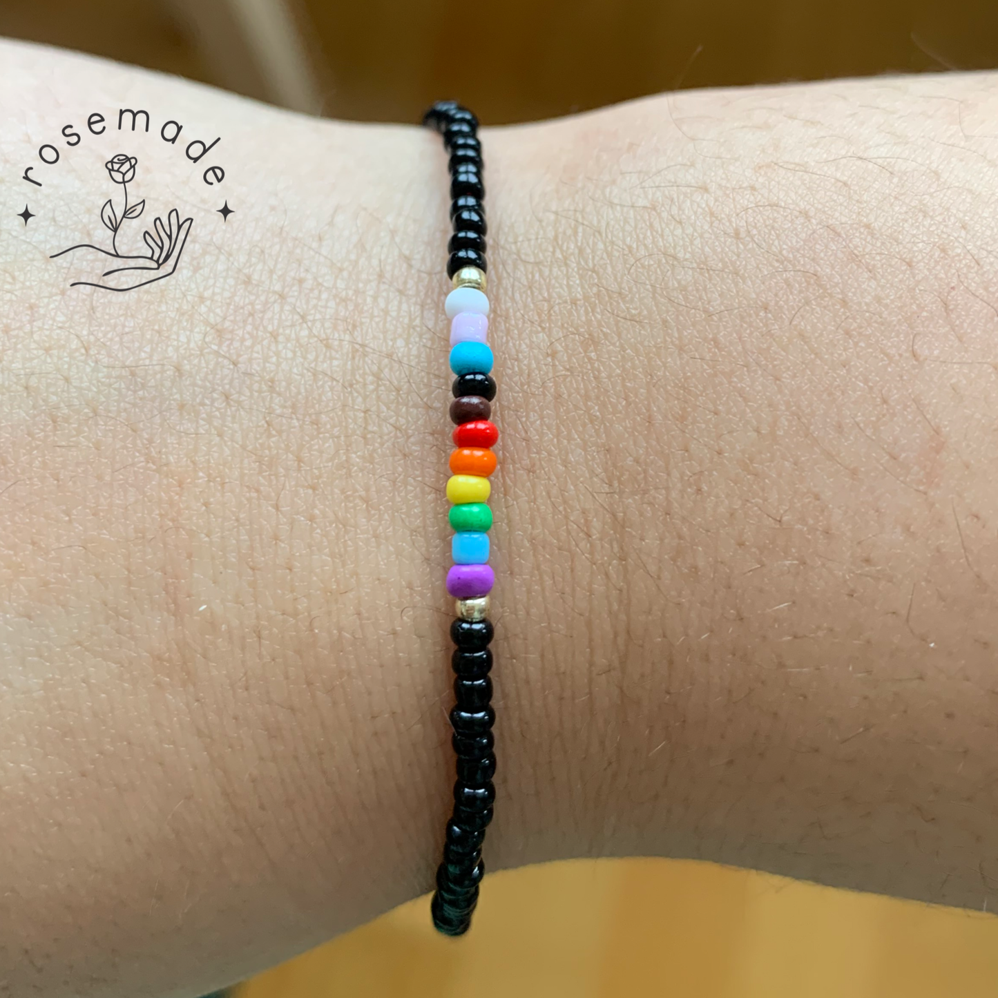 LGBTQ+ custom pride bracelet