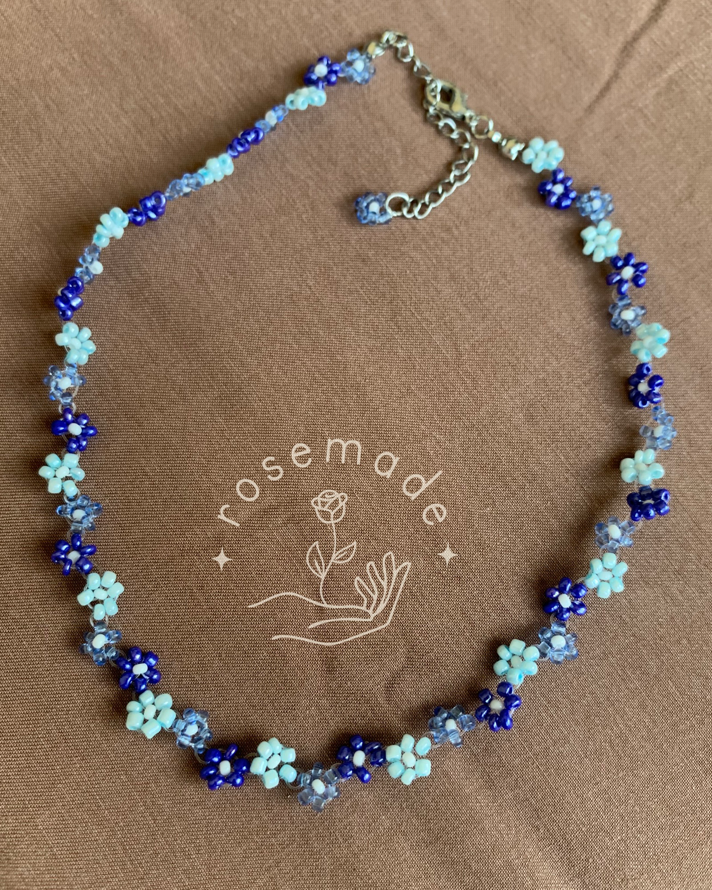 Custom flower necklace